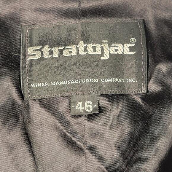 Vintage 80s Stratojac StratoSuede Overcoat Mens 46 XL Faux Suede Gray Trench USA - Picture 3 of 15